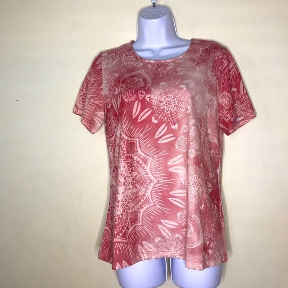 Christopher & Banks Medallion Burnout Tee - Picture 7 of 16